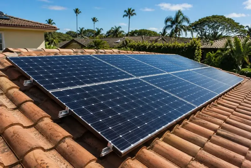 Installation de panneaux solaires à Alban